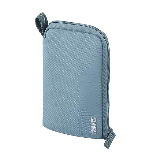 リヒトラブ SFJ×LIHIT LAB. スタンドペンポーチ サーフブルー A3201-14