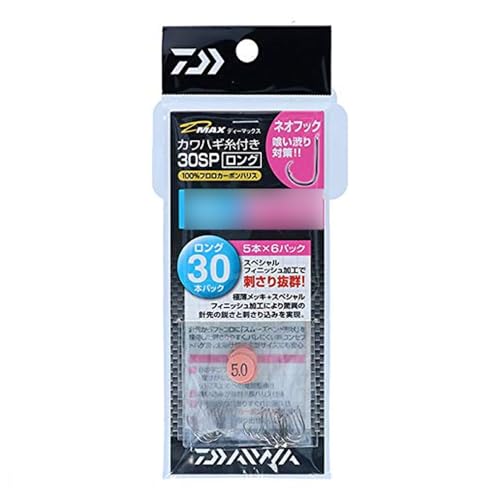 ダイワ(DAIWA) D-MAX カワハギ糸付 30 スペシャルフィニッシュ加工 ロング スピード (S) 6.5号