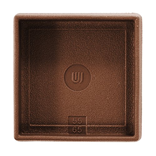 WAKI イスゴム 平置 角型 65mm 茶 GK-345