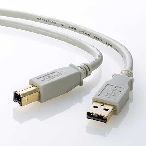 ライトグレー/1m/KU20-1HK2・Size:1mColor:ライトグレー・パッケージ個数:1・USB2.0規格・USB1.1規格準拠のパソコンとUSB機器（プリンター・HDD・USBハブ・スキャナなど）との接続や、USBハブとUSB機器を接続する時に使用するケーブルです。（「シリーズA」コネクタを持つ機器と「シリーズB」コネクタを持つ機器とを接続します）・USB2.0の「HI-SPEED」モードに対応した高品質ケーブルです。USB2.0/1.1両方の機器を接続することができます。・USB IF（USB Implementers Forum）で認証された製品です。・USB2.0の「HI-SPEED」モード（転送速度480Mbps）に対応できる高品質ケーブルです。・錆にも強く、経年変化による信号劣化の心配が少ない金メッキ処理を施したコネクタシェルを使用しています。●USB2.0規格・USB1.1規格準拠のパソコンとUSB機器(プリンター・HDD・USBハブ・スキャナなど)との接続や、USBハブとUSB機器を接続する時に使用するケーブルです。(「シリーズA」コネクタを持つ機器と「シリーズB」コネクタを持つ機器とを接続します) ●USB2.0の「HI-SPEED」モードに対応した高品質ケーブルです。USB2.0/1.1両方の機器を接続することができます。 ●USB IF(USB Implementers Forum)で認証された製品です。 ●USB2.0の「HI-SPEED」モード(転送速度480Mbps)に対応できる高品質ケーブルです。 ●錆にも強く、経年変化による信号劣化の心配が少ない金メッキ処理を施したコネクタシェルを使用しています。 ●銅製高密度編み組シールド材の内側に密閉型のアルミシールド処理を施し、低域から高域までほとんどのノイズから大切なデータを守ります。 ●芯線を2本ずつよりあわせたノイズに強いツイストペア線を使用しています。 ●内部を樹脂モールドで固め、さらに全面シールド処理を施していますので、外部干渉を防ぎノイズ対策も万全です。耐振動・耐衝撃性にも優れています。 ●錆にも強く経年変化による信号劣化の心配が少ない金メッキ処理を施したピン(コンタクト)を仕様しています。 ●土壌や地下水などの環境汚染の原因となる鉛を含まない無鉛ハンダを使用しています。 ■ケーブル長:約1m(SR間) ■重量:約55g ■コネクタ形状:USB Aコネクタオス-USB Bコネクタオス ■ケーブル直径:約5.0mm ■線材規格(UL):UL20276 ■材質:被覆/PVC ■特注ロット数:300本 ※発注数量が300本より多い場合には特注をお受けすることが可能です。最小ロット数は変動することもありますので事前にご確認ください。価格・納期・仕様などについては、サンワサプライ営業までお問い合わせください。