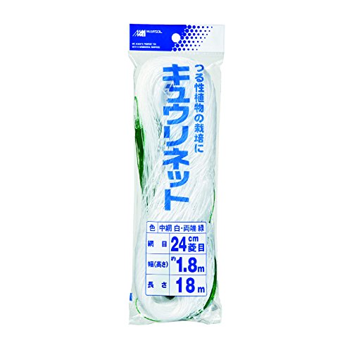 Other - 日本マタイ(Nihon Matai) マルソル(MARSOL) キュウリネット 24cm菱目 1.8m×18m長さ 白緑