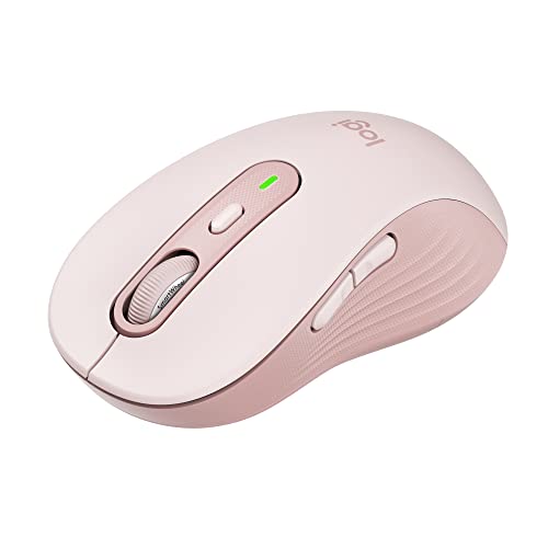 Logicool Signature M750LRO ワイヤレスマウス 静音 ラージ ローズ ワイヤレス マウス 無線 Bluetooth Lo