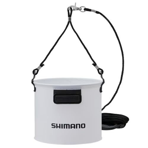 シマノ(SHIMANO) 水汲みバッカン BK-053Q リアルホワイト 21cm