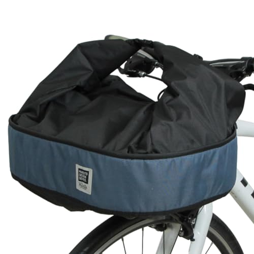 マルト(MARUTO) 自転車 カゴカバー 浅いカゴ用カバー D-2F-600LBC オールドブルー