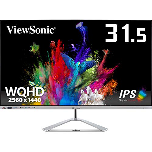 ViewSonic �ӥ塼���˥å�����ѥ� 31.5����� �վ���˥��� VX3276-2K-MHD-72 (WQHD/IPS/75Hz/4ms
