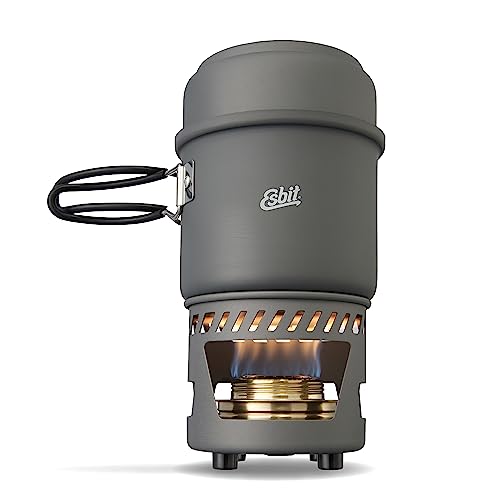 Esbit(エスビット) クックセット・アルコールバーナー付 985ml ESCS985HA0 Grey