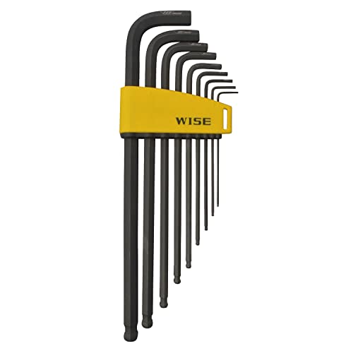 ワイズ ブラックボールポイント六角棒レンチ ロング 9本組 WLB330BN-9S