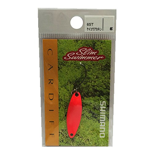 65T 蛍光赤金/2.5g/436344・Color:65T 蛍光赤金Size:2.5g・パッケージ個数:1・ルアーの種類:スプーン・対応魚種:トラウト・重さ:2.5g・カラー:蛍光赤金 65T・フックサイズ:オーナーS-31BL #6カーディフ スリムスイマーに新色追加。