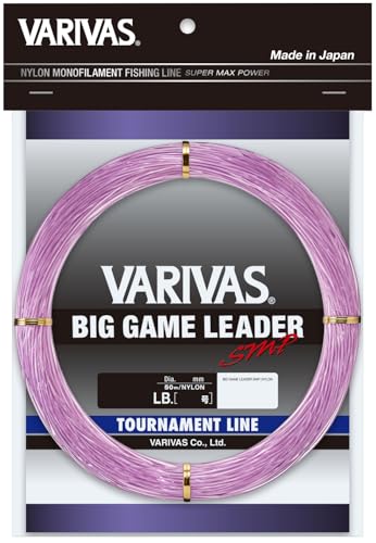 Rakuten - バリバス(VARIVAS) ビッグゲームリーダー SMPナイロン 50m ナチュラルバイオレット 300LB
