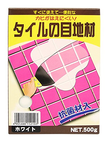 Rakuten - 家庭化学工業 カビがはえにくい! タイルの目地材 ホワイト 500g