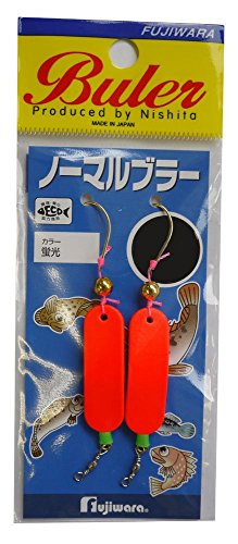 Rakuten - フジワラ(Fujiwara) 仕掛け ノーマルブラー 3g 蛍光レッド