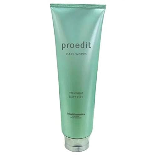 Lebel プロエディット ケアワークス トリートメント ソフトフィットプラス 250ml クリーム 白 250ミリリットル (x 1)