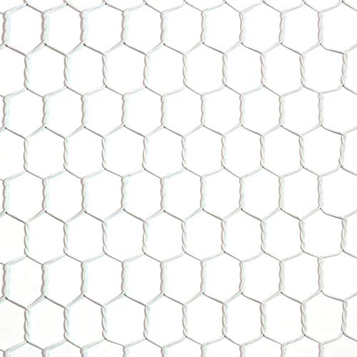 Rakuten - ダイドーハント (DAIDOHANT) (金網) ビニール 亀甲金網 ホワイト (線径d)#20(0.85mm) x (目合a)16mm/(幅W