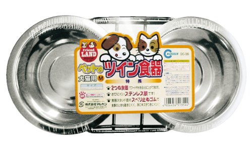 マルカンペットのツイン食器犬猫用M DC-36