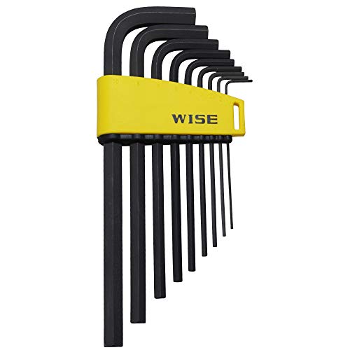 フジ矢(Fujiya) 六角棒レンチ 9本セット セミロング WLH230B-9S(WISE)