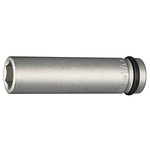 -/4NV-17L100:二面幅:17mm/4NV-17L100・Size:4NV-17L100:二面幅:17mm・パッケージ個数:1・全長(mm):100・差込角(mm):12.7・対辺寸法(mm):17●無電解メッキのインパクト用ソケットです。●外観品質の向上と防錆力UPを図り、表面処理を無電解めっきにしました。