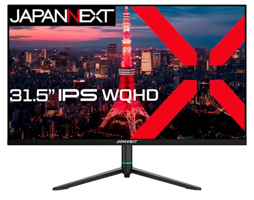 【Amazon.co.jp限定】 JAPANNEXT 31.5インチ モニター WQHD 2560x1440解像度 IPS ディスプレイ (HD