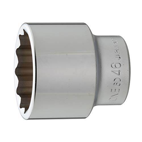 トネ(TONE) ソケット(12角) 6D-46 差込角19.0mm(3/4) 二面幅46mm