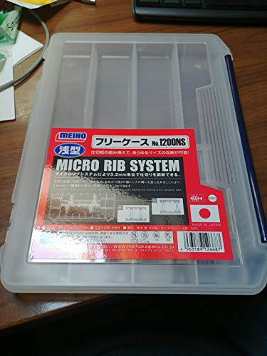 Case, Toolbox - メイホウ(MEIHO) フリーケース 1200NS クリア.
