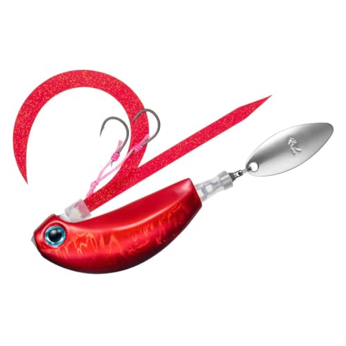 120gMGレッド/120g/07462071・Color:MGレッドStyle:120g・パッケージ個数:1・中井一誠が提唱する新メソッド”玉噛みコンセプト”を具現化した鉛製タイラバヘッド・MGホロ（マグマホロ）ベースでPHホロベースのタングステンとは、一瞬で区別可能・ヘッドにアタックしてくる高活性なターゲットを絡めとる・タングステンとは異なる比重で使い分けることで更なる釣果アップ・フック仕様：グレ10号サクサス-