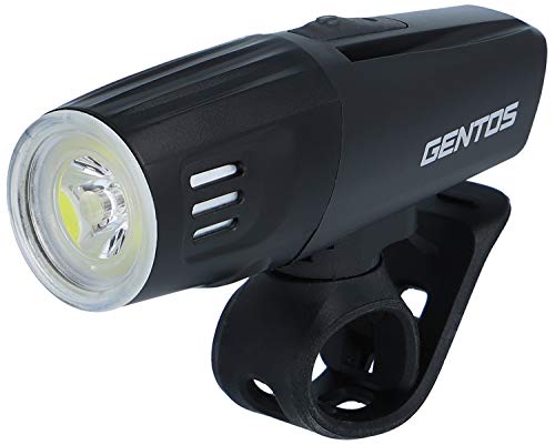 GENTOS(ジェントス) 自転車 ライト LED バイクライト USB充電式 250ルーメン 防水 防滴 AX-013SR ロードバイク ブラ