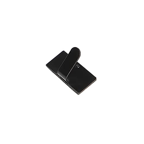 エーモン(amon) 配線止め金具 黒 (コードステッカー ケーブルホルダー クリップ フック) 19.5×10.0mm 40個入 3429