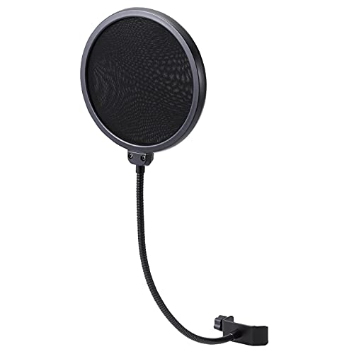 エレコム(ELECOM) HS-PG15BK ポップガード/フレキシブルアーム/クランプ式/ブラック