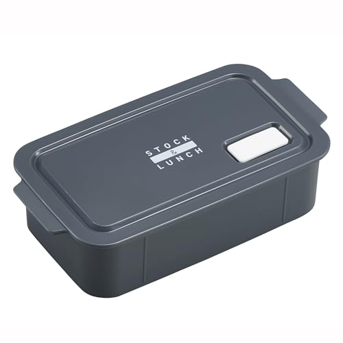 Rakuten - OSK 弁当箱 ランチボックス ストック&ランチ 500ml グレー [保存容器/フタをしたままレンジOK/簡単密閉] 日本製 食洗機対応 ST