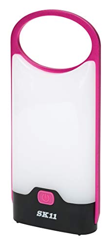 Rakuten - SK11(エスケー11) 乾電池式LEDスリムランタン SLT-100DB-PK 最大100ルーメン ピンク 吊り下げフック付 作業用・大工用・