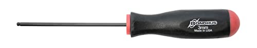 【国内正規品】BONDHUS(ボンダス) 六角ボールポイント・ドライバー 2.5mm [全長:130mm 軸長:69mm グリップ径:16mm]