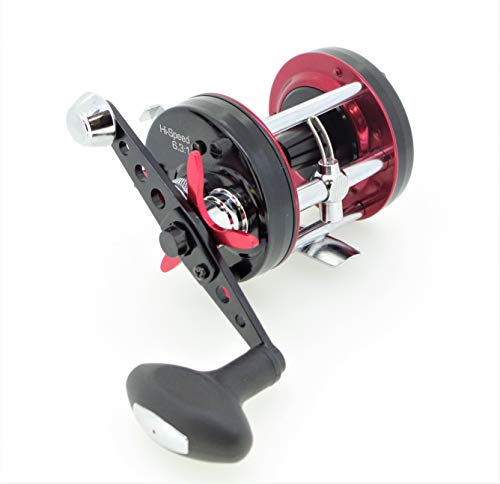 AbuGarcia (アブガルシア) アンバサダー (Ambassadeur) 6500CS ロケット ブラック/レッド ハイスピード 右巻き