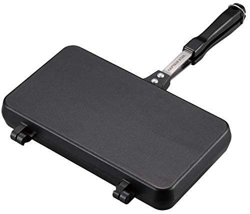 Other - キャプテンスタッグ(CAPTAIN STAG) ホットサンドメーカー キャストアルミ ダブル ホットサンドトースター ウェーブ ふっ素樹脂加工