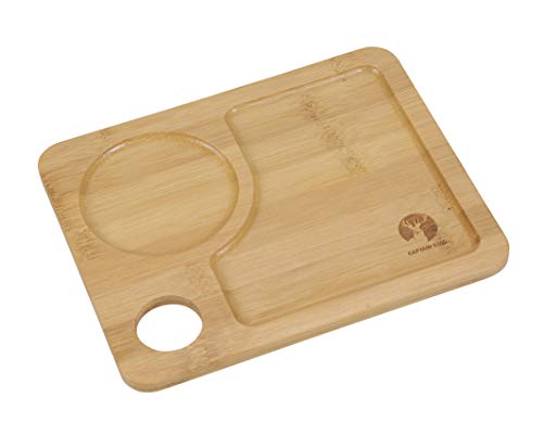 シンプルナチュラル/20×16×厚さ0.8cm/CMLF-1646272・Size:20×16×厚さ0.8cm・パッケージ個数:1・バーベキューやパーティーにおすすめのプレート・部門名: ユニセックス大人・サイズ:?20×16×厚さ0.8cm・色:?ナチュラル・ブランド:キャプテンスタッグ(CAPTAIN STAG)取り皿としてもお使いいただけます