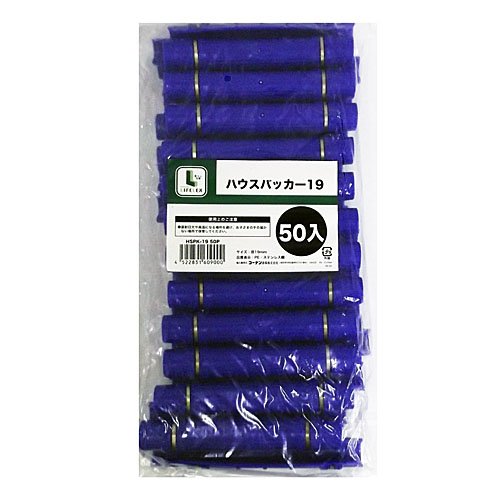 ブルー/径19mm/19mm用 50個入り・パッケージ個数:1・ビニールやシートの固定に最適です。商品コード 4522831609000 サイズ 径19mm 品質：PE・ステンレス鋼