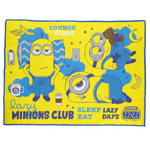 Vinyl Sheets - 丸眞 レジャーシート 中サイズ MINION ミニオン スリープチーム 2~3人用 こども コンパクト 子ども 子供 遠足 運動会 厚手 女の子