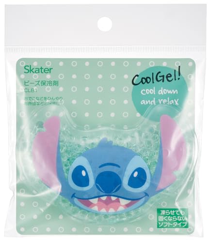 スケーター(Skater) ビーズ 保冷剤 ミニ 保冷材 直径10cm お弁当 ディズニー リロ＆スティッチ CLB1-A