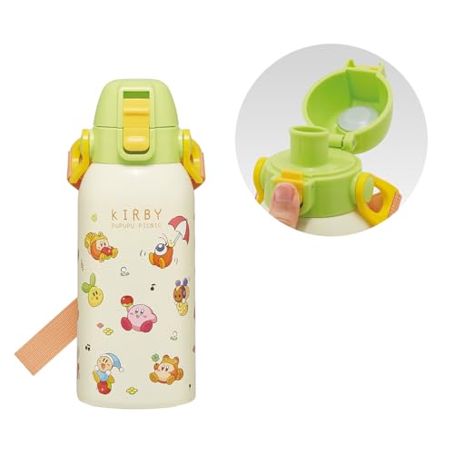 スケーター(Skater) 水筒 子供用 直飲み 600ml 星のカービィ ピクニック 男の子 保冷専用 ステンレス 軽量タイプ waterbo