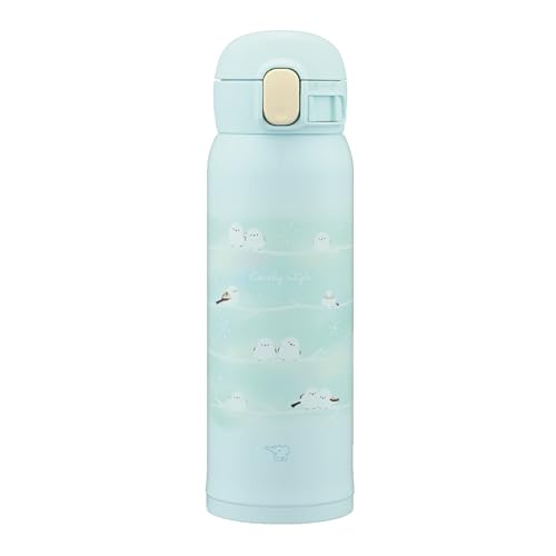 Rakuten - 象印 水筒 480ml 【かわいいキッズマグ】 洗いやすい シームレスせん 洗う点数3点のみ 子ども向け 保温・保冷 ワンタッチマグ シマエナガ