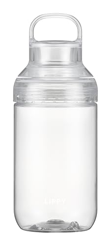 오에스케(OSK) 워터 병 700ml 클리어 일본제 씻기 쉬운 손잡이 패킹 첨부 경량 상온 LIPPY BC-700