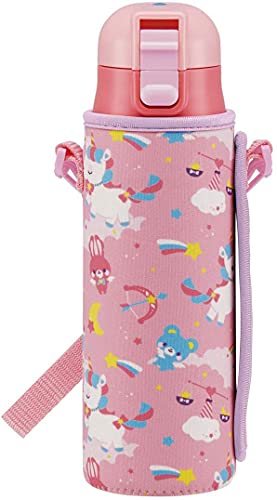 スケーター(Skater) 水筒 子供用 直飲み 470ml カバー付き リトルユニコーン 女の子 保冷専用 ステンレス 軽量タイプ water