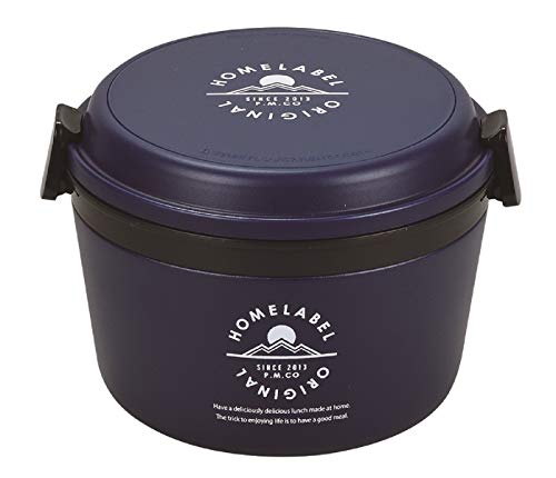 Rakuten - パール金属 保温 どんぶり ランチジャー 1060ml お弁当 ネイビー ホームレーベル HB-4743