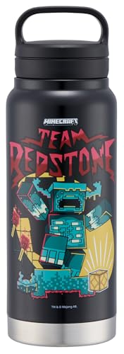スケーター(Skater) 保温 保冷 ステンレス マグボトル 500ml スクリューハンドル付 マインクラフト Minecraft チーム 男
