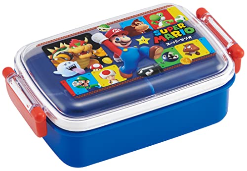 スケーター(Skater) お弁当箱 子供用 450ml ふわっと盛れるドーム型ふた ランチボックス 1段 日本製 スーパーマリオ 23 男の子