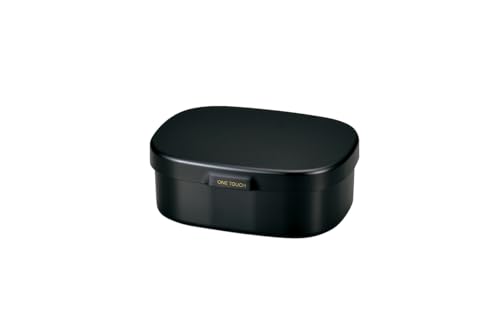 たつみや さっと洗えるお弁当箱 ブラック M 600 30450