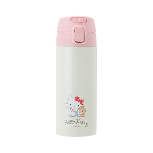 サンリオ(SANRIO) ワンタッチステンレスボトル ハローキティ 容量:370ml 389030