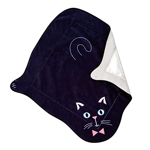 Rakuten - アルファックス ランチクロス ピタッとくっつく保冷温マルチクロス 黒猫 横40×縦40cm ピタクロ ポリエステル AP-625407