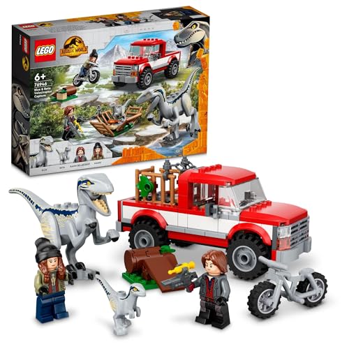 レゴ(LEGO) ジュラシック・ワールド ヴェロキラプトルをおびき出せ:ブルーとベータ おもちゃ 玩具 プレゼント 誕生日 ブロック 知育 クリ
