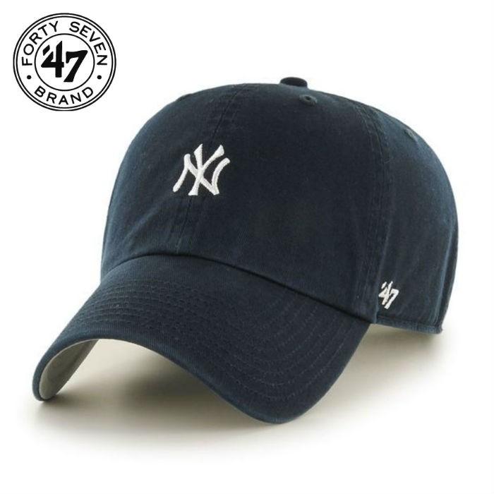 Rakuten - 47 キャップ CAP 帽子 メンズ レディース フォーティーセブン ヤンキース Yankees Base Runner ’47 CLEAN UP Navy