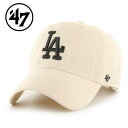 47brand フォーティーセブン Dodgers ’47 CLEAN UP Natural キャップ 野球 メジャー ドジャース ギフト