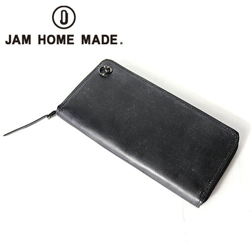 JAM HOME MADE ジャムホームメイド BLACK DIAMOND ブライドルレザージップロングウォレット / 長財布 ウォレット ブラック 贈答 プレゼント 誕生日 JAM HOME MADE ジャムホームメイド BLACK DIAMOND ブライドルレザージップロングウォレット / 長財布 ウォレット ブラック 贈答 プレゼント 誕生日